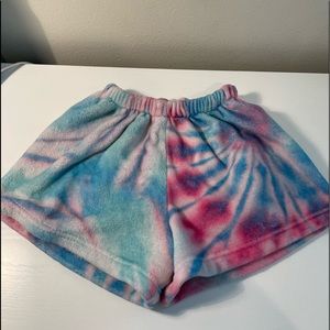 Top trendz fuzzy shorts kids size 10-12